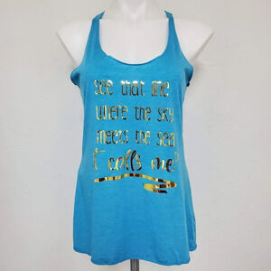 BELLA CANVAS | It Calls Me Blue Racerback Medium